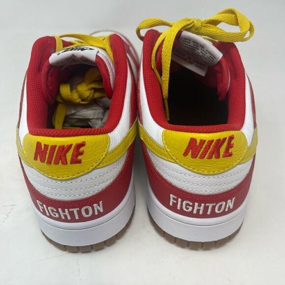 Nike Red White Lace Up Dunk Low Retro USC Low Top Sneakers Shoes Size 12 main image 7